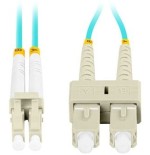 Lanberg cable fibra óptica mm lc upc-sc upc duplex 2m lszh om3 50 125 3.0mm aqua