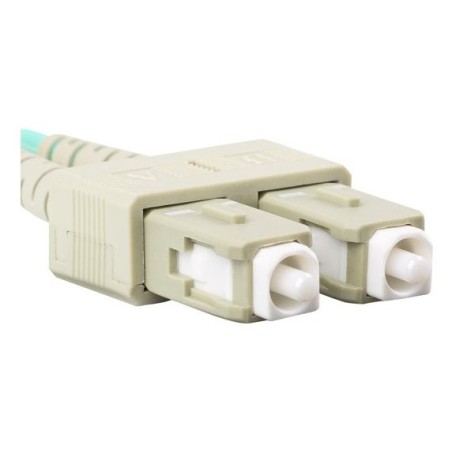 Lanberg cable fibra óptica  mm lc upc-sc upc duplex 1m lszh om4 50 125 3.0mm violet