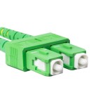 Lanberg cable fibra óptica sm lc upc-sc apc duplex 2m lszh g657a1 3.0mm yellow