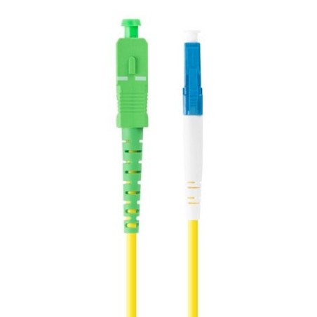 Lanberg cable fibra óptica sm lc upc-sc apc simplex 1m lszh g657a1 3.0mm yellow