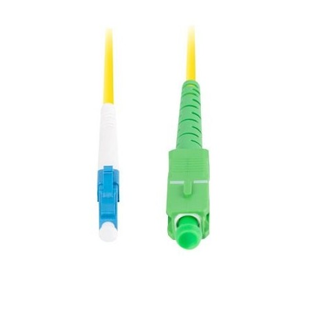 Lanberg cable fibra óptica sm lc upc-sc apc simplex 1m lszh g657a1 3.0mm yellow