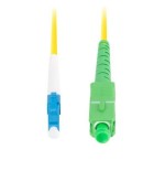 Lanberg cable fibra óptica sm lc upc-sc apc simplex 1m lszh g657a1 3.0mm yellow