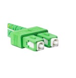 Lanberg cable fibra óptica sm sc apc-lc apc duplex 1m lszh g657a1 3.0mm yellow