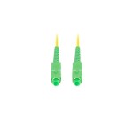 Lanberg cable fibra óptica sm sc apc-sc apc simplex 5m lszh g657a1 3.0mm yellow