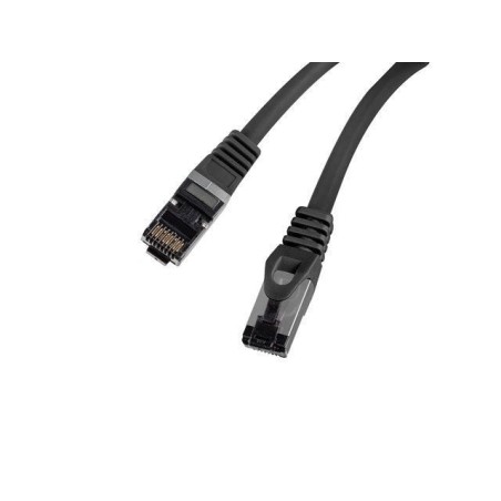 Lanberg cable de red cat 8 1 s ftp lszh cu 0.25m negro fluke passed