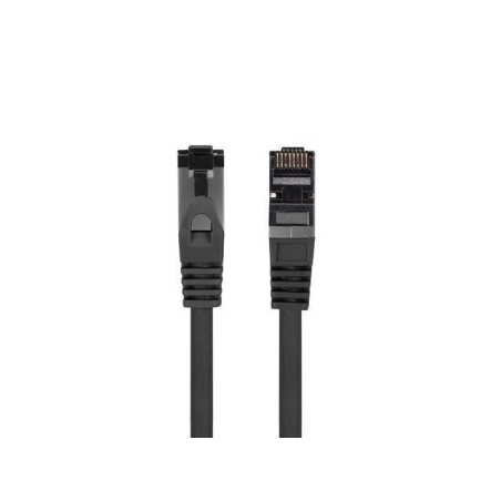 Lanberg cable de red cat 8 1 s ftp lszh cu 0.5m negro fluke passed