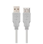 Nanocable cable prolongador usb-a 2.0 macho a usb-a hembra 1.80m