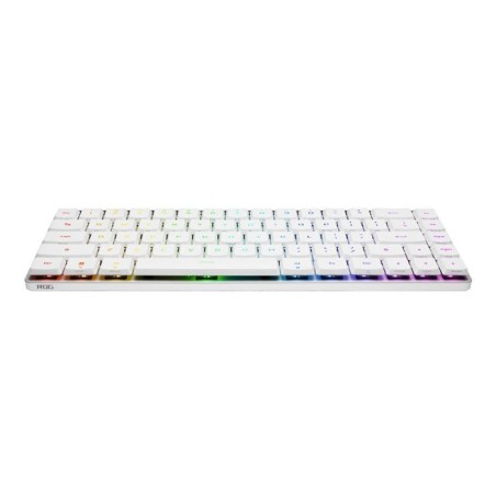 Teclado frances asus rog falchion rx low profile usb + rf wireless + bluetooth blanco