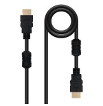 Nanocable cable hdmi v1.4 con ferrita macho a hdmi v1.4 con ferrita macho 1.80m - alta velocidad - negro