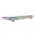 Teclado frances asus rog falchion rx low profile usb + rf wireless + bluetooth blanco