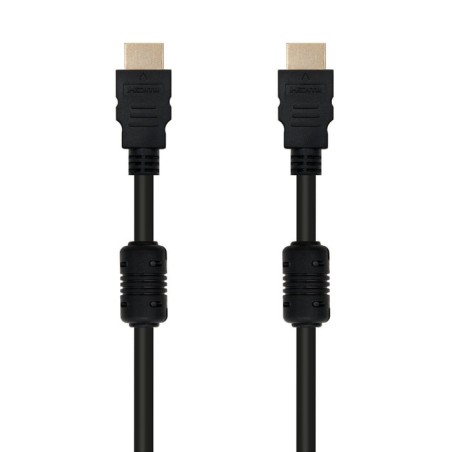 Nanocable cable hdmi v1.4 con ferrita macho a hdmi v1.4 con ferrita macho 1.80m - alta velocidad - negro
