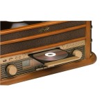 Denver minicadena mcr-50 tocadiscos cd radio am fm casette  retro
