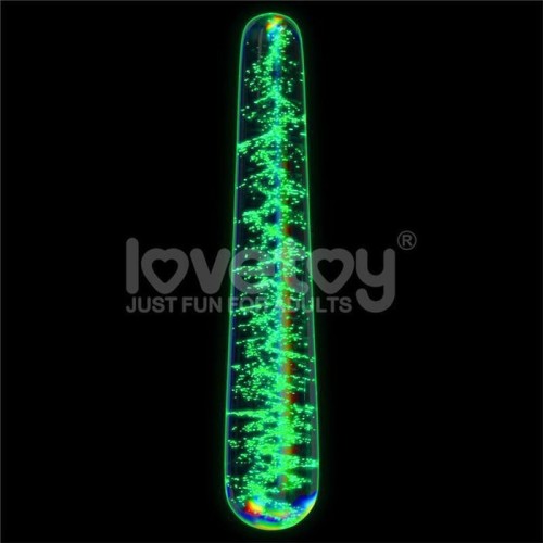 Dildo de cristal que brilla en la oscuridad dark twilight slim fantasy