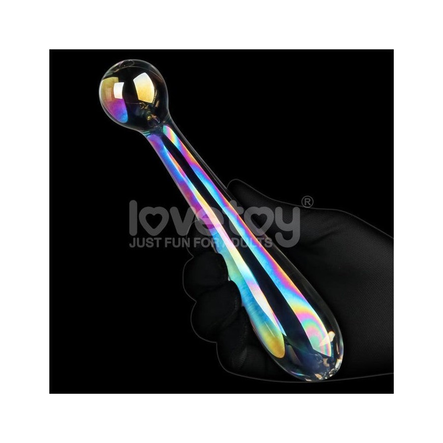 Dildo de cristal que brilla en la oscuridad twilight gleam alluring arc