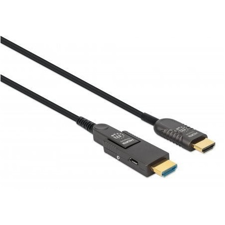 Manhattan 355513 cable hdmi 20 m hdmi tipo a (estándar) hdmi tipo d (micro) negro