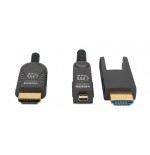 Manhattan 355513 cable hdmi 20 m hdmi tipo a (estándar) hdmi tipo d (micro) negro