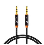 Cool cable jack 3.5 mm a jack 3.5 mm  audio-audio nylon negro (1m)