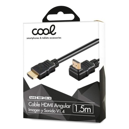 Cool cable hdmi a hdmi audio-video  (1.5 metros) angular ultra 4k