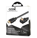 Cool cable hdmi a hdmi audio-video  (1.5 metros) angular ultra 4k