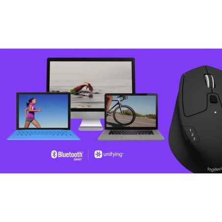 Raton logitech m720 inalambrico bluetooth negro 910-004791
