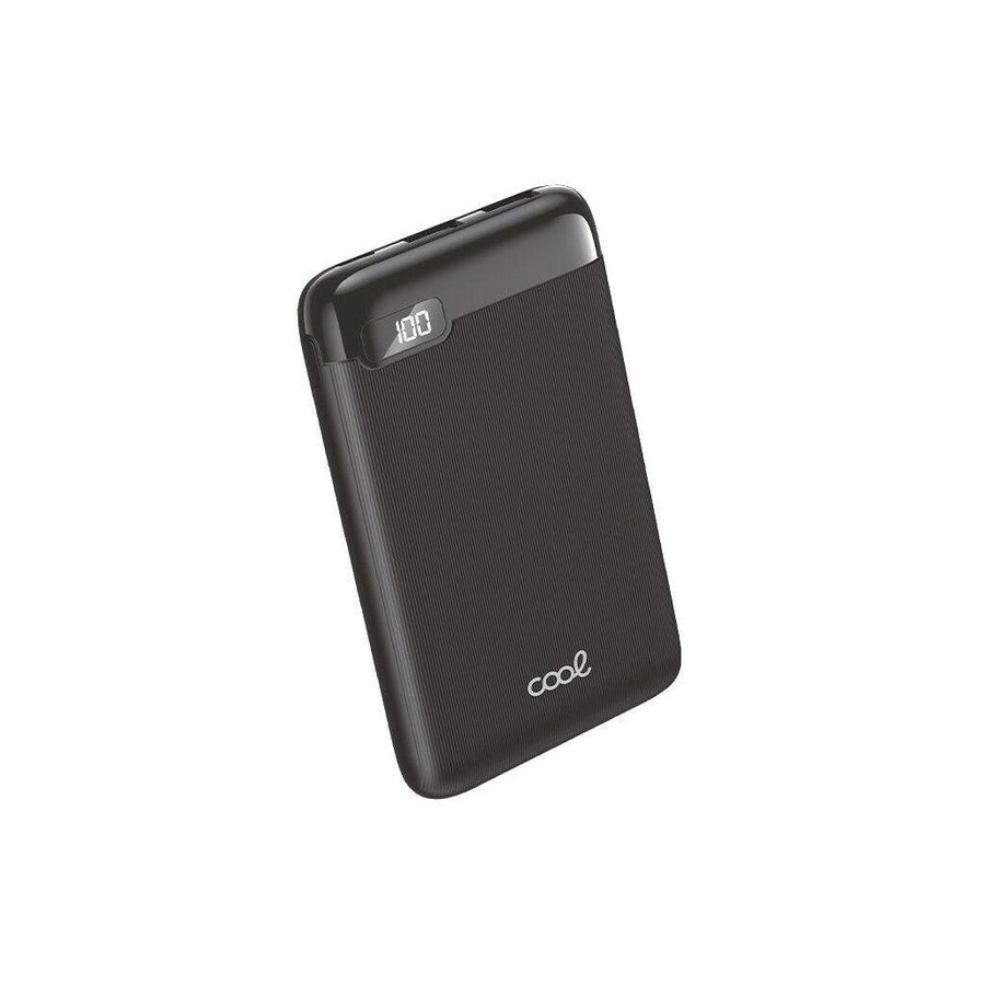 Cool bateria externa power bank 5000 mah display  10w negro