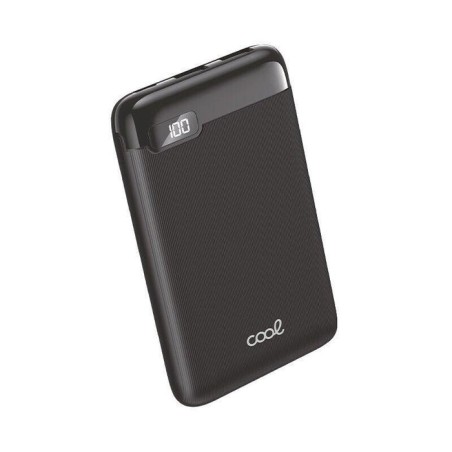 Cool bateria externa power bank 5000 mah display  10w negro