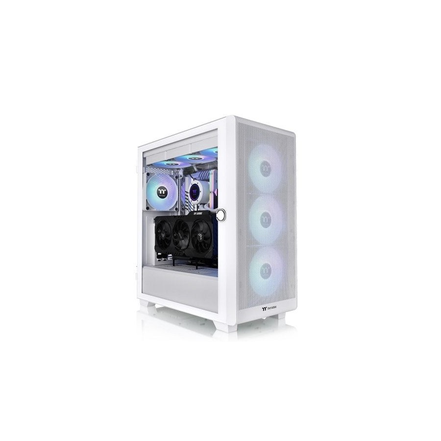 Caja pc thermaltake s250 tg argb snow white