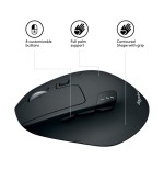 Raton logitech m720 inalambrico bluetooth negro 910-004791