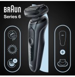Máquina de afeitar braun series 6 61-n1200s  de láminas recortadora negro