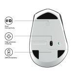 Raton logitech m720 inalambrico bluetooth negro 910-004791
