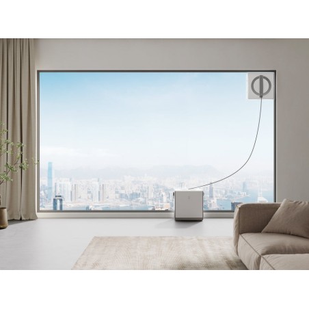 Robot limpiacristales ecovacs winbot w2, aspirador de ventanas blanco, 96 vatios w2pro