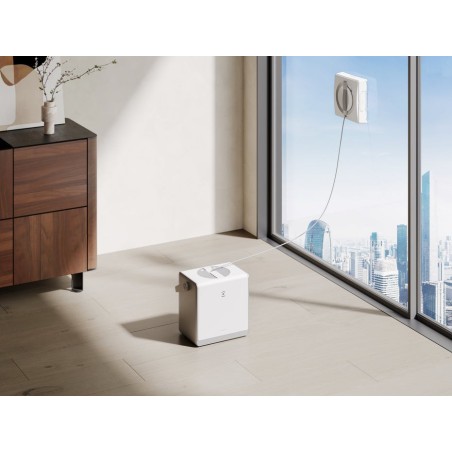 Robot limpiacristales ecovacs winbot w2, aspirador de ventanas blanco, 96 vatios w2pro
