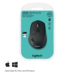 Raton logitech m720 inalambrico bluetooth negro 910-004791