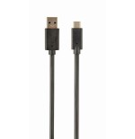 Gembird cable usb 3.0 a usb tipo c 1m negro  ccp-usb3-amcm-1m
