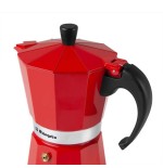 Cafetera orbegozo kfr 640  de aluminio - prepara 6 tazas de cafe en minutos - compatible con diferentes tipos de cocinas