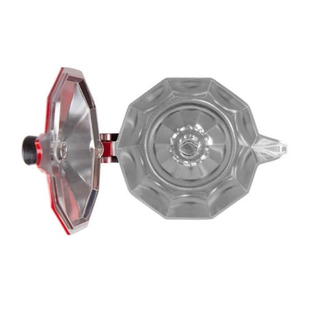Cafetera orbegozo kfr 640  de aluminio - prepara 6 tazas de cafe en minutos - compatible con diferentes tipos de cocinas