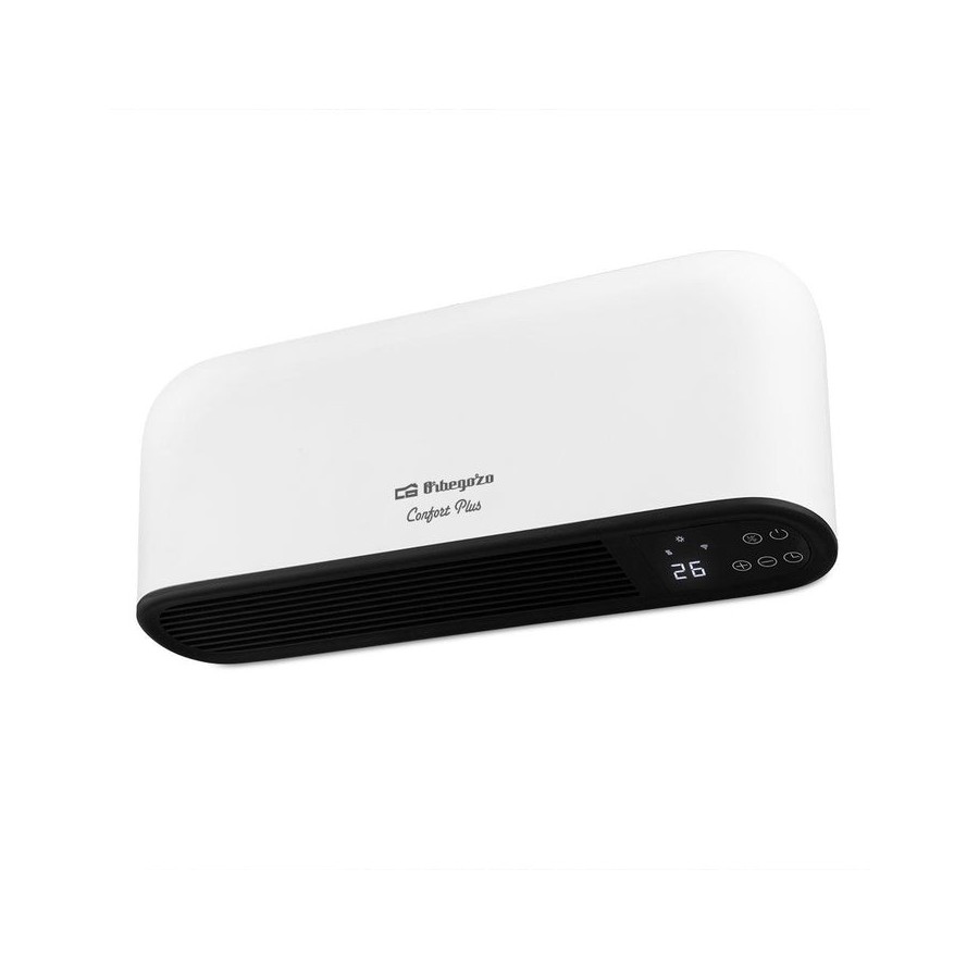 Orbegozo spw 8000 calefactor wifi baño - ip-21 - elementos ceramicos ptc - programable - dos niveles de calor - funcion