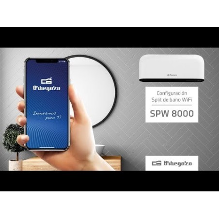 Orbegozo spw 8000 calefactor wifi baño - ip-21 - elementos ceramicos ptc - programable - dos niveles de calor - funcion