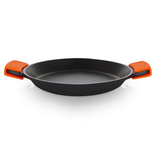 Orbegozo pda paellera de aluminio fundido - versatilidad y durabilidad en tu cocina - asas de silicona - antiadherente