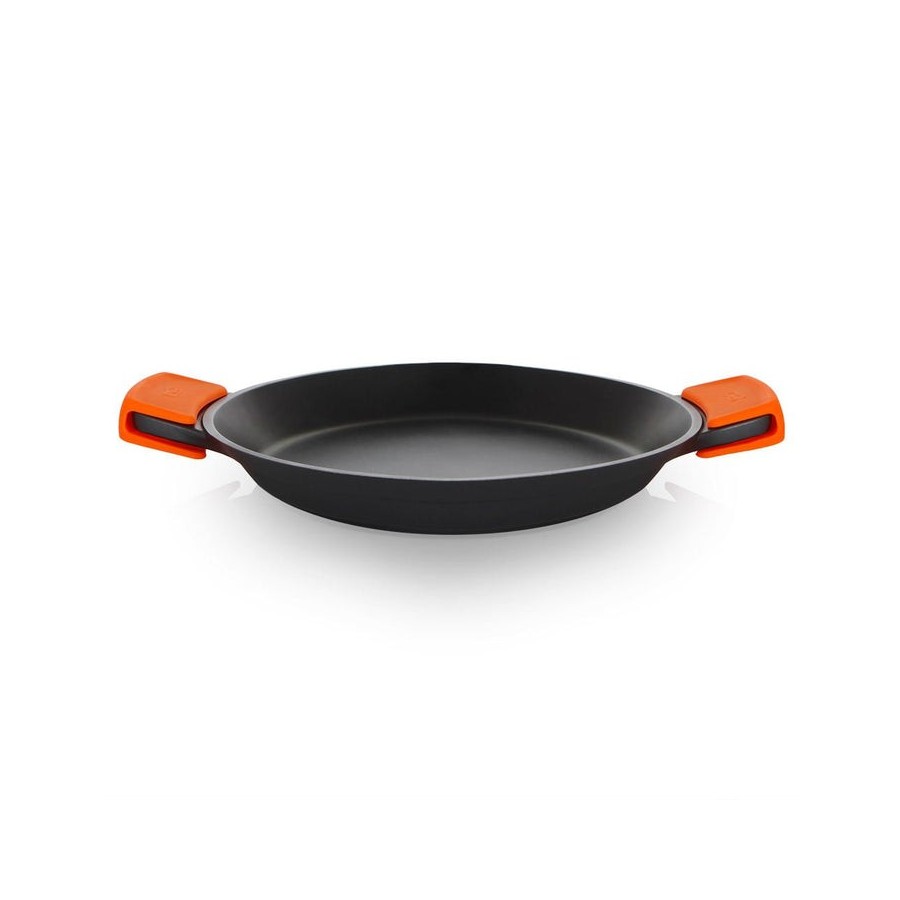 Orbegozo pda paellera de aluminio fundido - versatilidad y durabilidad en tu cocina - asas de silicona - antiadherente