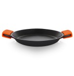 Orbegozo pda paellera de aluminio fundido - versatilidad y durabilidad en tu cocina - asas de silicona - antiadherente