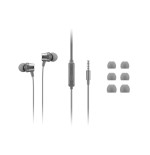 Auriculares  lenovo 110   usb tipo a gris