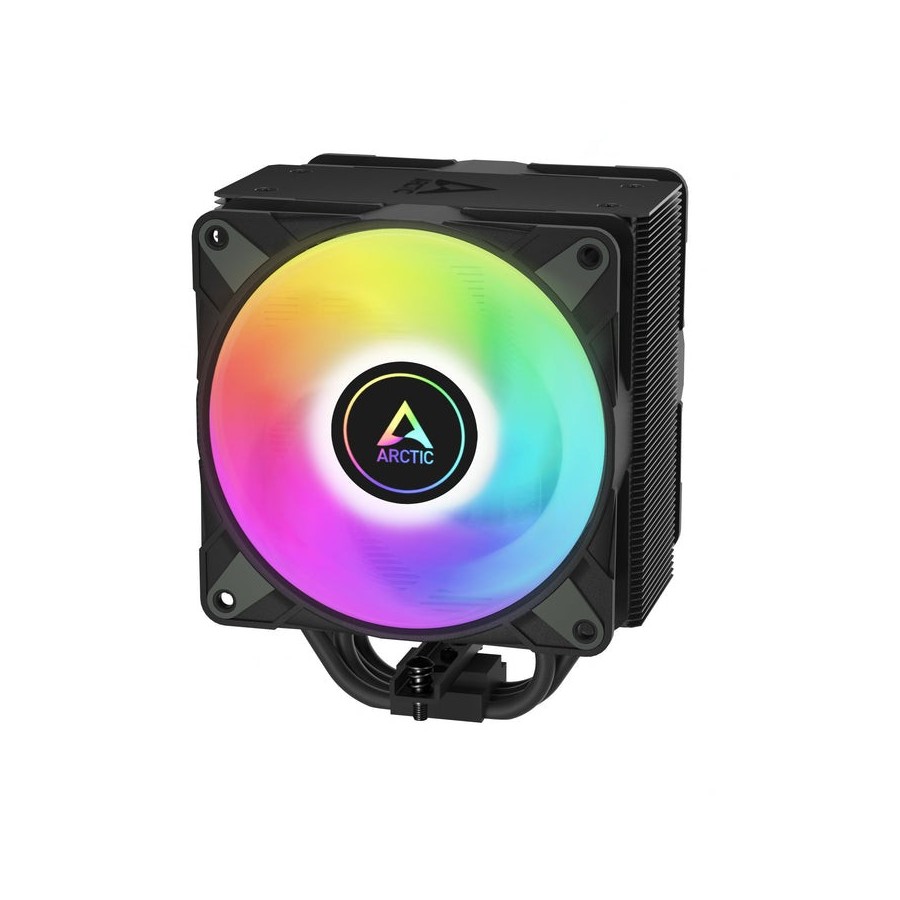 Arctic freezer 36 a-rgb negro - ventilador cpu de torre única con push-pull, dos ventiladores p de 120 mm