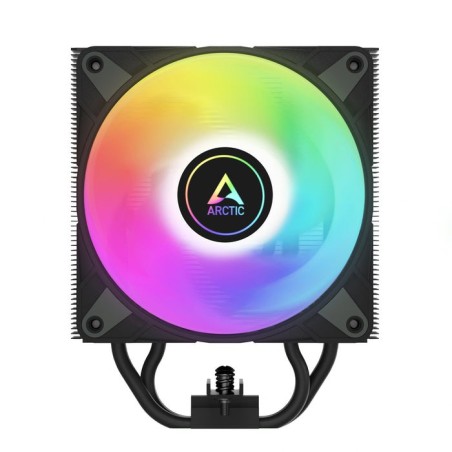 Arctic freezer 36 a-rgb negro - ventilador cpu de torre única con push-pull, dos ventiladores p de 120 mm