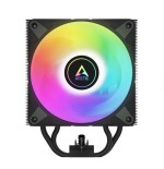 Arctic freezer 36 a-rgb negro - ventilador cpu de torre única con push-pull, dos ventiladores p de 120 mm