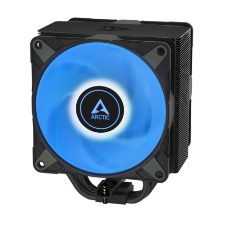 Arctic freezer 36 a-rgb negro - ventilador cpu de torre única con push-pull, dos ventiladores p de 120 mm