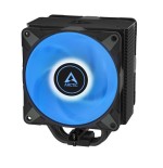 Arctic freezer 36 a-rgb negro - ventilador cpu de torre única con push-pull, dos ventiladores p de 120 mm