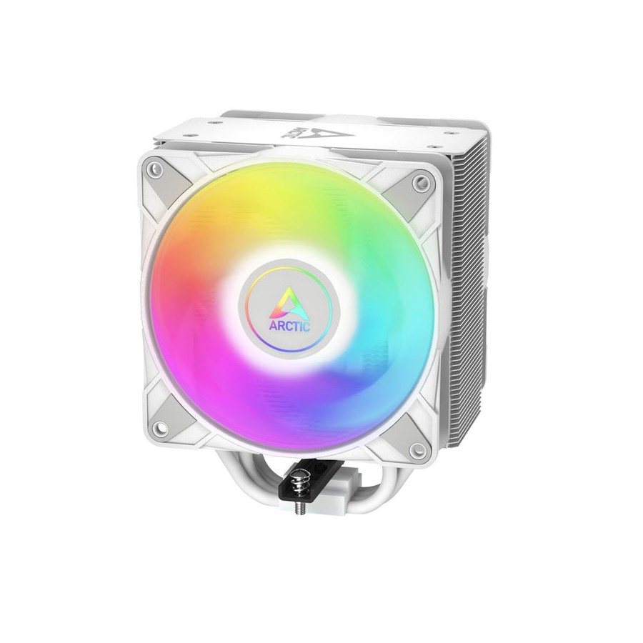 Arctic freezer 36 a-rgb blanco- ventilador cpu de torre única con push-pull, dos ventiladores p de 120 mm