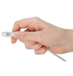 Cable goobay usb-c (st-st) 2m verbindungscable textilmantel blanco