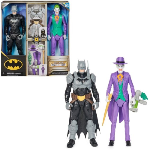 Figura spin master batman adventures - batman vs the joker  6067958